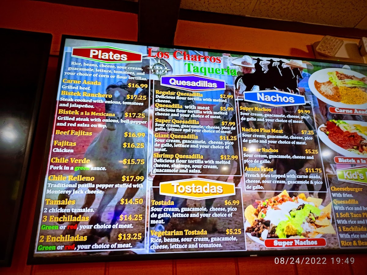 Los Charros Taqueria Menu - Image 4